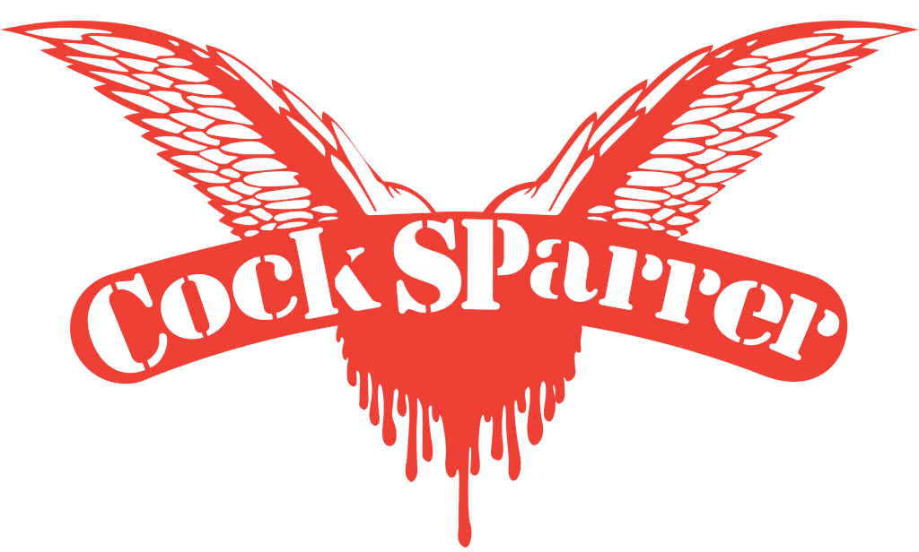 Pictured: Cock Sparrer's logo